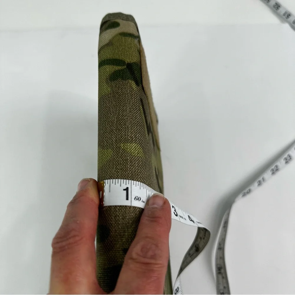 Kosibate Padfolio Ring Binder Green Tan Camouflage Takes 6-Hole A5 Size refills
